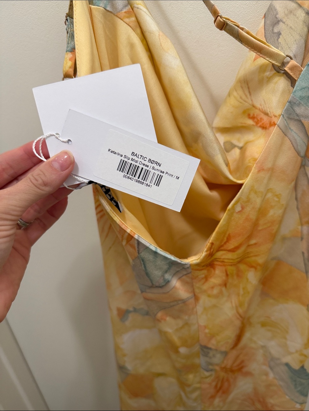 NWT Baltic Born Katarina Slip Midi Dress | Sunrise Print - Picture 5 of 5